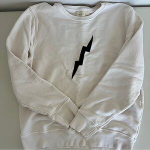 Imogene & Willie The Bolt Sweat Shirt White Size XL